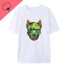 Unleash Horror Scary Dog Head Zombie Monster Cotton T Shirt Scary Halloween Casual Aesthetics Anime Tops Creative Y2k Streetwear