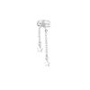Good Morning Double-Layer Ear Cuff: Stylish No-Piercing Star Tassel with Sparkling Diamonds for Women