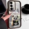 Lovely Baby Panda Pattern Case For Samsung Galaxy A57 A37 A17 A56 A36 A26 A16 5G A55 A35 A15 A54 S21 FE S22 S23 S24 Plus S25 Edge S26 Ultra Cover