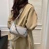 Trendy Small Crossbody Bag For Women In Black White And Silver With Chic Design