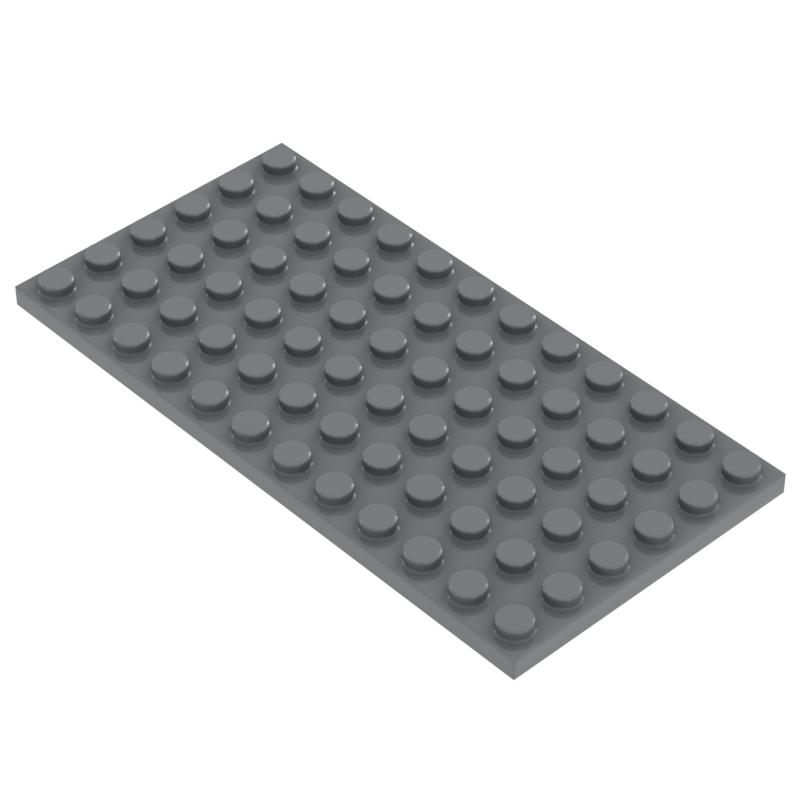 MOC Malé Stavební Kostky 6x12 Dílů Základní Deska DIY Díly Příslušenství Kompatibilní 3028