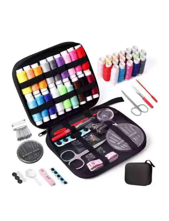 High-Quality Portable Needle and Thread Kit: Practical Sewing Box with Mini Family Tools