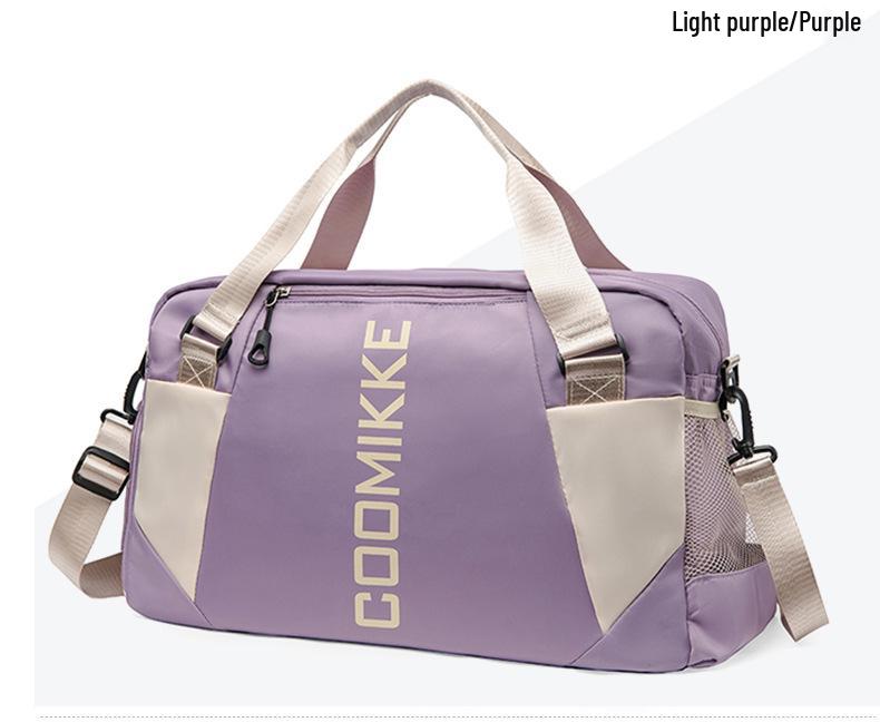 

Lightweight Multi-Pocket Duffel Bag for Travel, Business Trips, and Fitness with Wet/Dry Separation