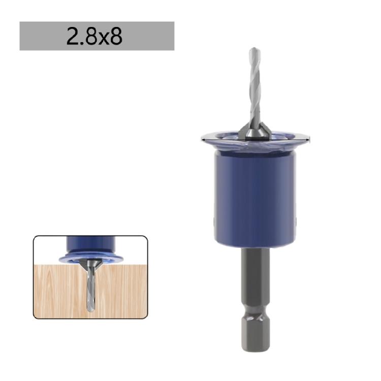 Countersink Drill Bits With Depth Stop Hex Shank Hole Opener Woodworking Carbon Steel Limit Drilling Tool Chamfering