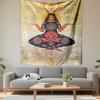 Deer Mystic Tapestry Wall Hanging, Sitting Deer Man Spiritual Art, Boho Wall Decor for Bedroom Living Room Dorm