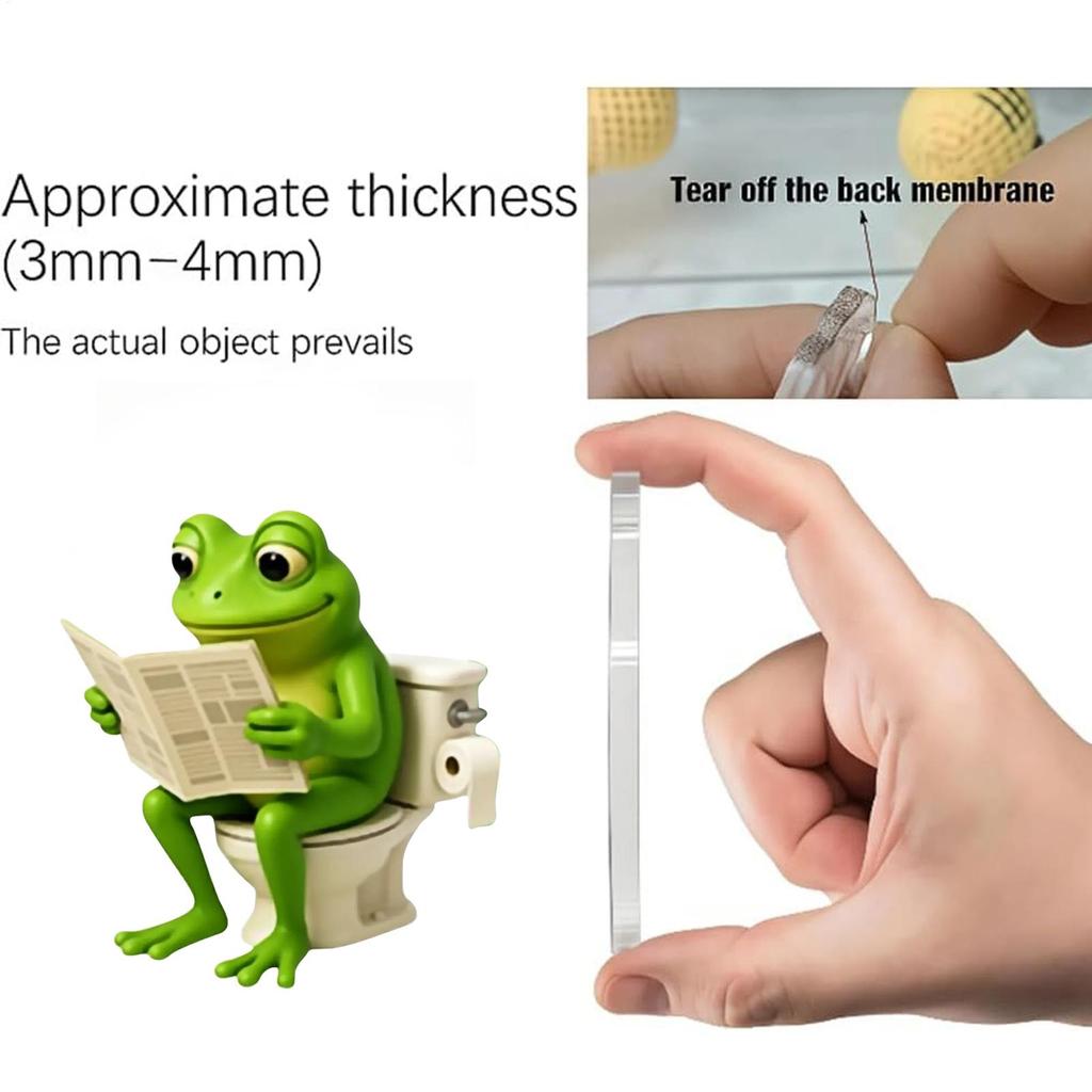 Christmas Advent Calendar Cute Fun 2D Acrylic Frog Figurine Ornament Count Down Calendar Cartoon Frog Christmas Gifts For Kids