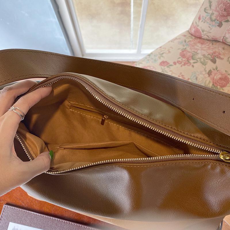 Korean Minimalist Large-Capacity Daily Shoulder & Crossbody Bag for Women 2025