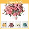 Highquality Artificial Flowers Fake Roses Bunche Bouquet Vibrant No Fading Decorative Arrangement