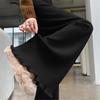 Knit Wide-leg Pants for Women, Autumn/winter, New Cross-border Loose Groove Design Ruffled Straight-leg Knit Pants for Women