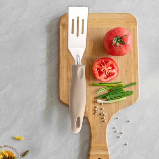 Frying Spatula Stainless Steel Mini Serving Spatula for Flipping Scraping Ergonomic Anti-Slip Handle Pan for Crepes Eggs Brownies Kitchen Tools