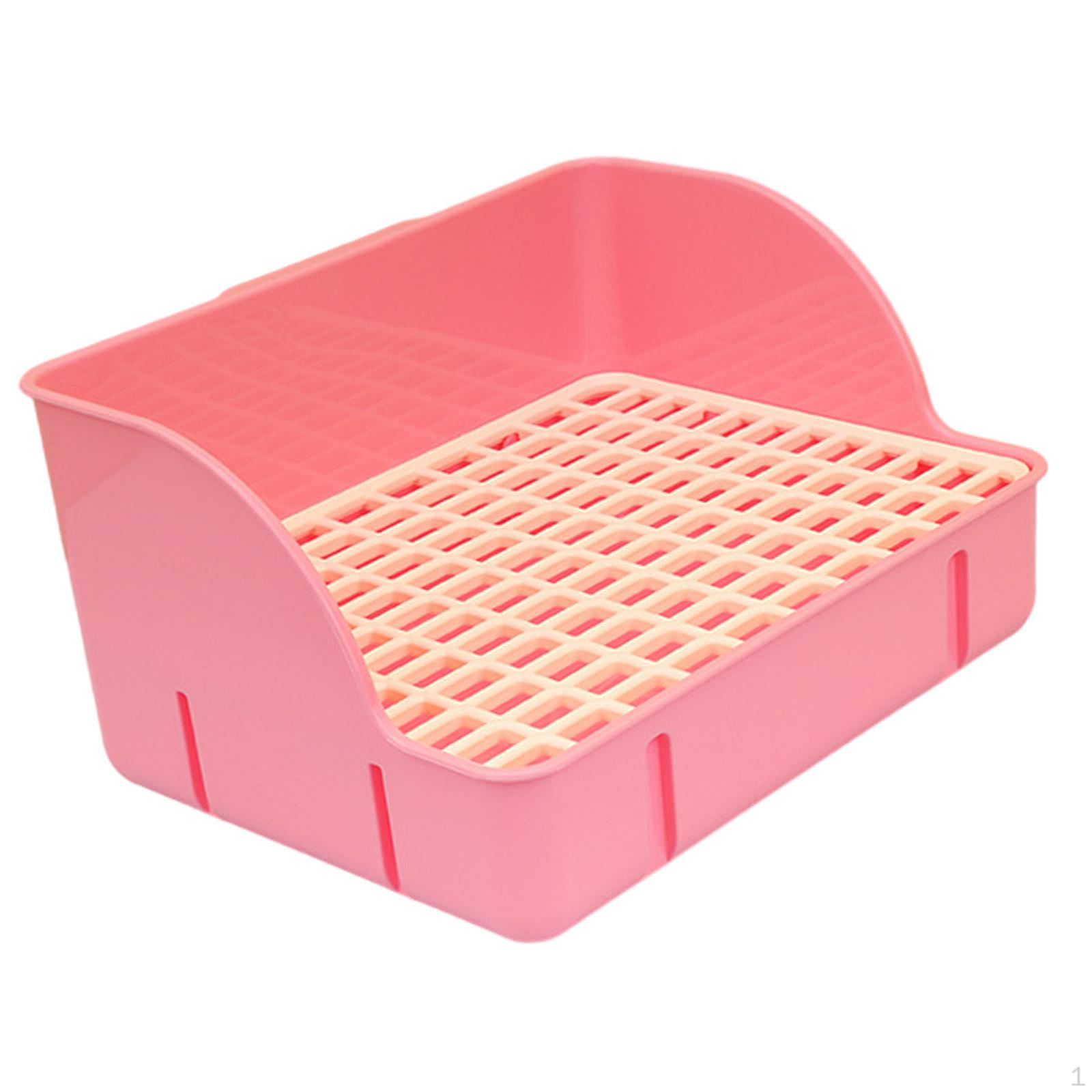 

Угловой туалет для маленьких домашних животных – компактное решение для горшков pink pp mesh