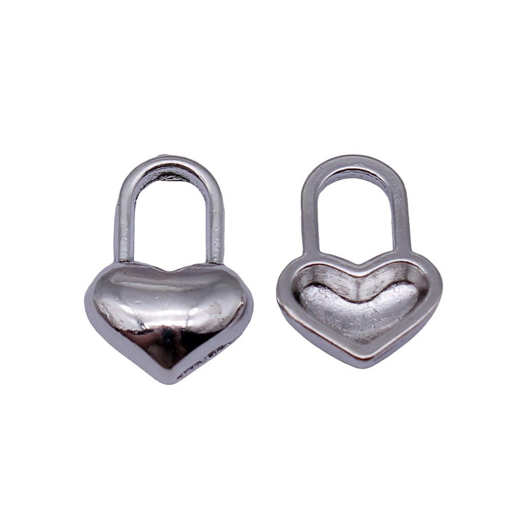 Key Charms Multi Color Alloy Locks Pendants For Romantic Themed Jewelry