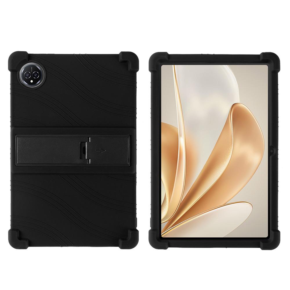 For Teclast M50 Plus/BMAX Maxpad I10 Plus Silicone Case with Kickstand Rugged Protective Cover