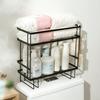 Miflame Double-Layer Iron Toilet Storage Rack