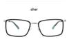 Ultra-Light Unisex Resin Eyeglass Frames with Metal Legs for Myopia