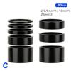 Aluminum Spacer 1-1/8" 28.6Mm Bicycle Front Fork Standpipe Headset Stem Alloy Washer Multi-Size Height Handlebar Rise-Up Adjust
