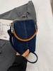 Unique Design Women Shoulder Bag Denim Small Handbags Jeans Female Messenger Bags Phones Sling Bags Bolsa Blue Bao