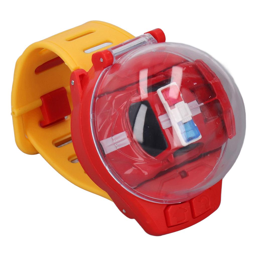 Mini RC Car Watch Toys 2.4GHz Cartoon Cute USB Charging Watch Remote Control Car Toy for Boys Girls Gifts Red