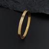 New Zircon True Love O-shaped Buckle Women's Bracelet High Quality Waterproof Metal Jewelry Wedding Party Gift