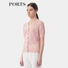 Ports Women's Short Sleeve Knit Cardigan