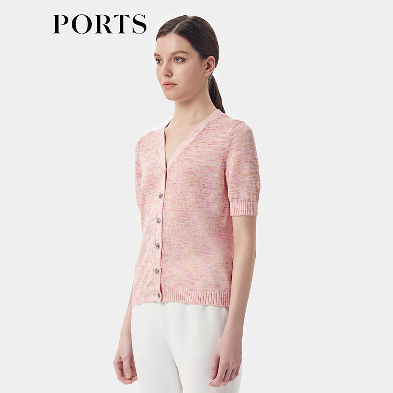 Ports Women's Short Sleeve Knit Cardigan