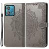 For Motorola Moto G84 5G Case Wallet Leather Phone Cover Mandala Embossment