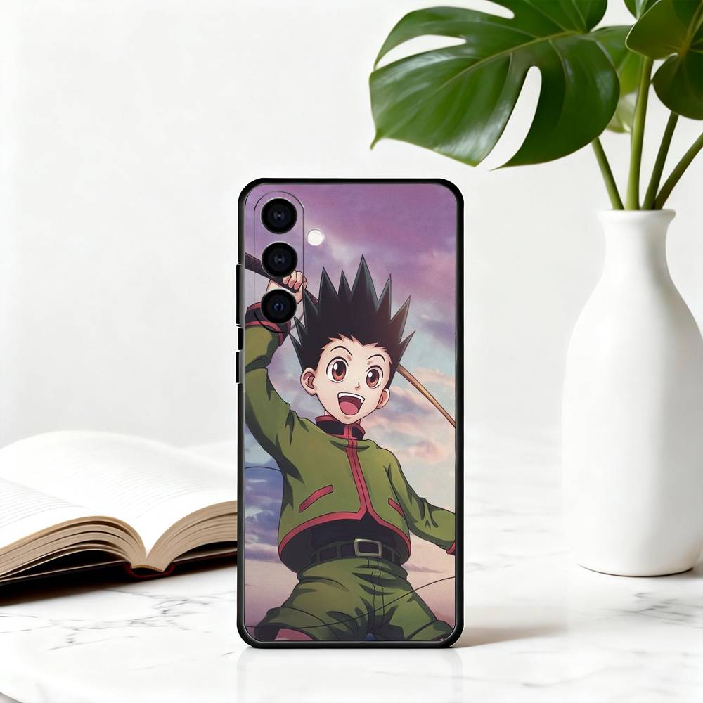 H-Hunter G-Gon F-Freecss H-Hunter-GF Phone Case For Samsung Galaxy A73,A72,A71,A70,A53,A52,A51,Soft Silicone Black Cover