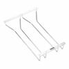Dianoo Under Cabinet Wine Glass Rack, 30cm, 2 Rows, 304 Stainless Steel Wine Glass Holder, Stemware Rack for Bar/Kitchen Storage