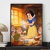 Disney Snow White Baking Diamond Paint Mosaic Art Painting Kit Handmade DIY Home Decor