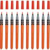 Pentel brush pen, red ink, medium character, 10 pens, XFP9L (10)