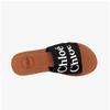Chloe C20136 09b Woody Logo Flat Mule Slippers