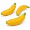 Künstliche Frucht Bananenmodell mit natürlich aussehender gelber Form für Haushalt, Party-Tischdekorationen und Einzelhandels-Arrangements