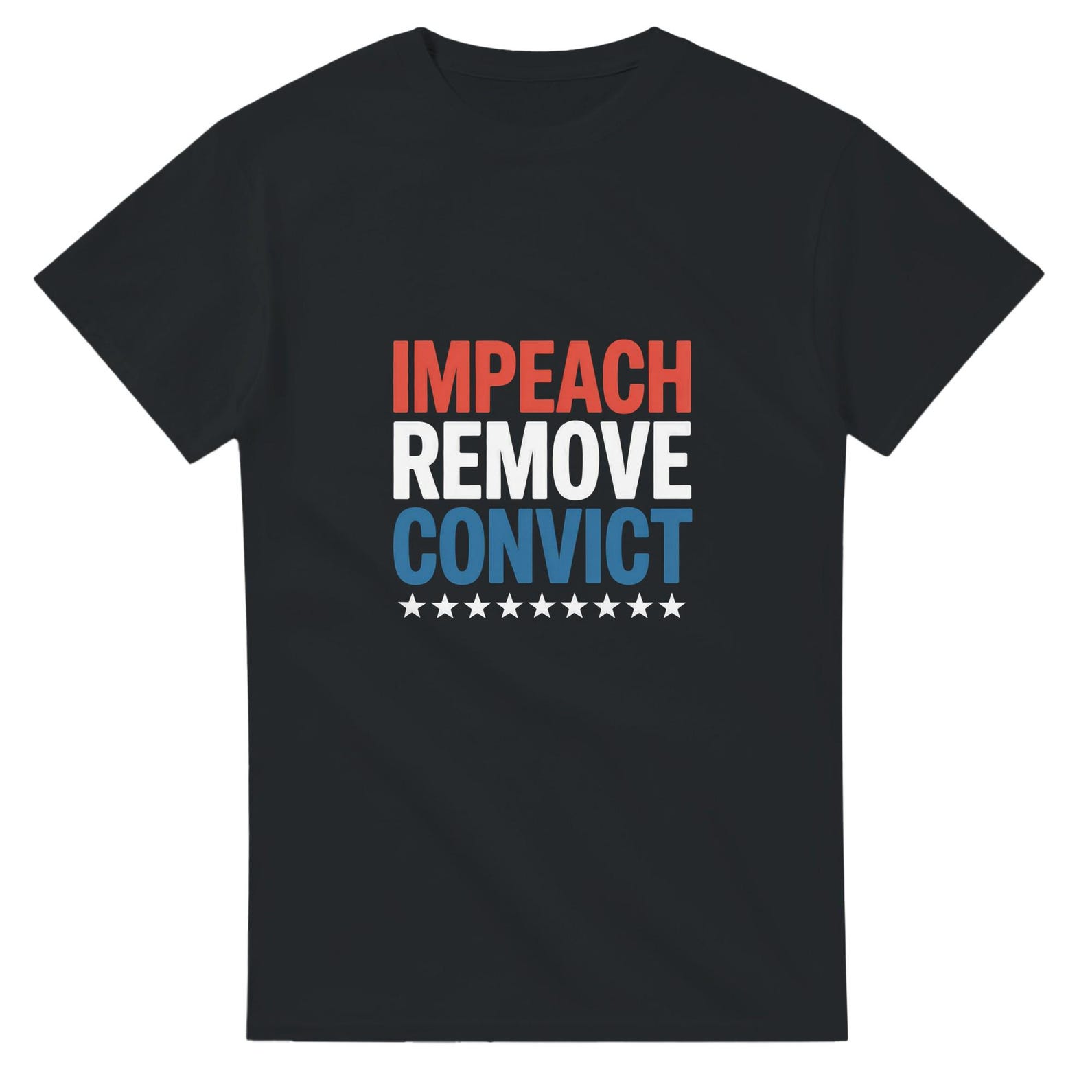 Impeach Remove Convict Heavyweight Unisex Crewneck T shirt | Gildan® 5000 S