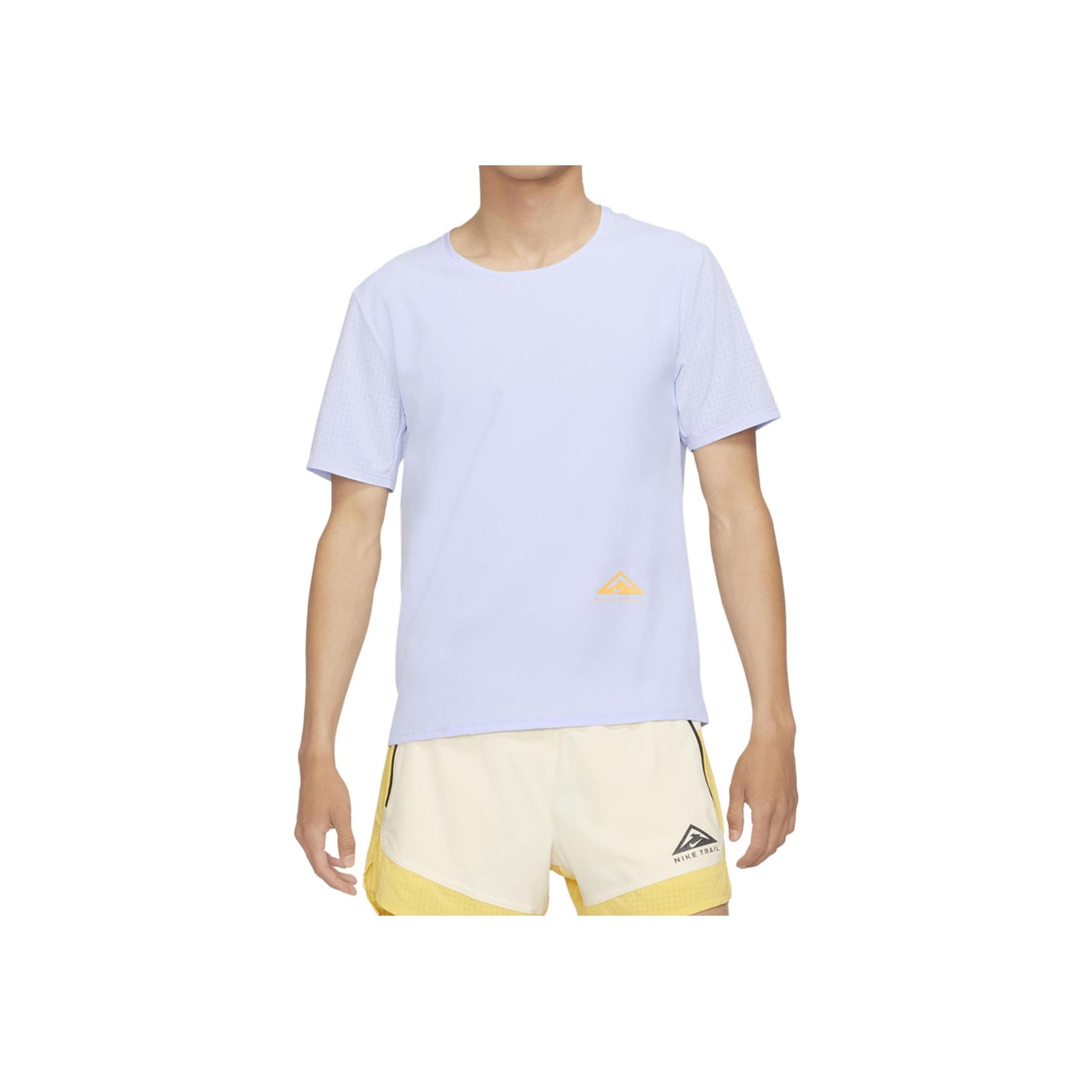 

Nike Повседневный спортивный свитер с круглым вырезом и коротким рукавом, мужские топы, фиолетовый CZ9051-057 M