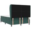 Boxspring Bed with Headboard Dark Green 200 x 140 cm Velvet