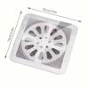 30-Pack Self-Adhesive Hair Catcher Drain Covers, Fine Mesh for Sink in Kitchen/Bath, Clog & Odor Prevention, No-Tool Installatio
