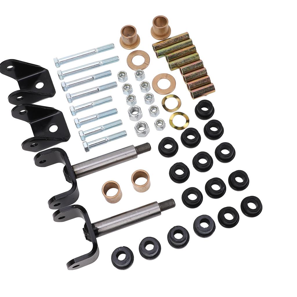 Golf Cart Front End Repair Kits 1016386 Suspension King Pin Spindle Bushing Kit Replacement for Club Car DS Gas