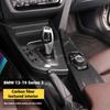 Decorazione Pannello Cruscotto Aria Condizionata Console Centrale Auto Fibra di Carbonio Per BMW Serie 3 4 3GT F30 F32 F34 Accessori Interni