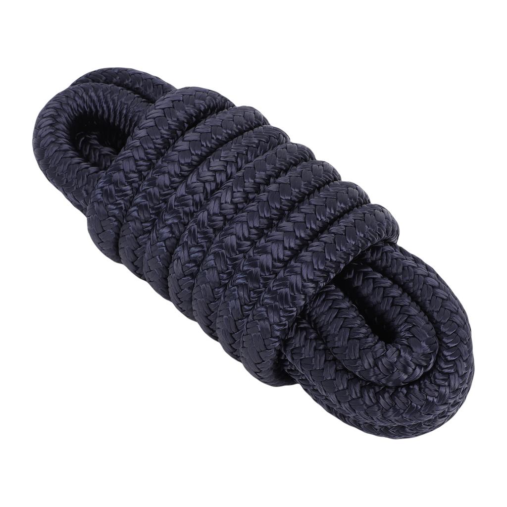 Boat Dock Line Double Weaving Nylon Boat Rope for Docking with 12in Marine Grade High Strength Mooring Rope 1Celsius2 Inch X15 Ft