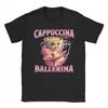T-shirts Drôles Cappuccina Ballerine Danseur Cappuccino Café Femmes T-shirt Harajuku Été T-shirts vêtements vintage gothique