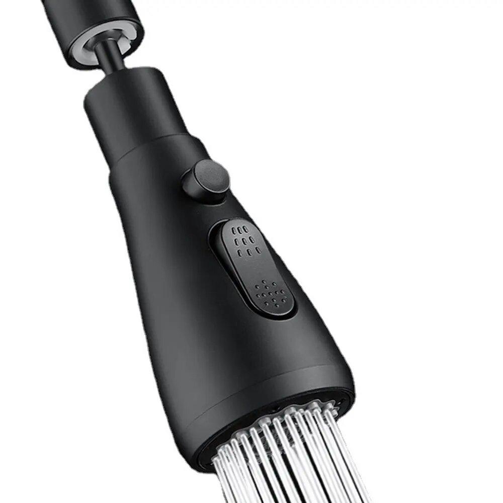 Duschkopf Küchenarmatur 360° drehbar Küchenspülbecken Hochdruckarmatur Sprühkopf Ersatz Küchenarmatur Verlängerungstaste