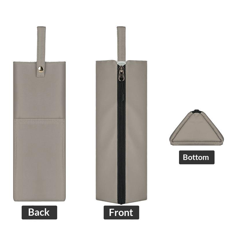 2-In-1 Heat-Resistant Pad And Storage Bag For Hair Curling Irons For Styling Equipped With Zipper Suspension Suitable For Desk