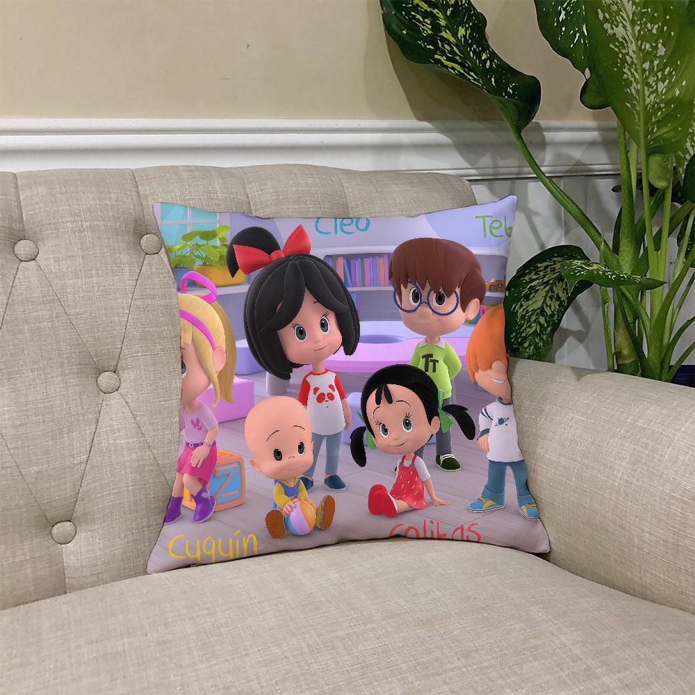 C-Cleo cushion cover Square Sofa Cushion Cartoon Cover Casual Skin-Friendly Comfortable Pillow C-Cuquin Cover