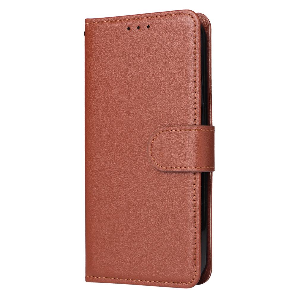 For iPhone 15 Magnetic Closure Flip PU Leather Phone Stand Cover Wallet Cell Phone Case