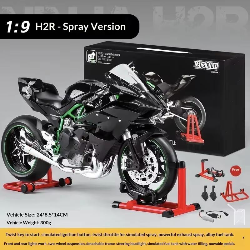 2026 Kawasaki H2R 1:9. mēroga dinamiskais