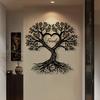1PC creative love tree plastic art wall hanging, modern simple wall decoration, romantic home decoration