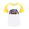 5633 Children Girls Lily Lovebraids Raglan Sleeves Cute Round Neck T-Shirt
