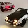 1/20 Movie Car INITIAL D Toyota AE86 Alloy Car Model Diecast & Toy Vehicles Metal Car Model Simulation Sound Light Toy Gift