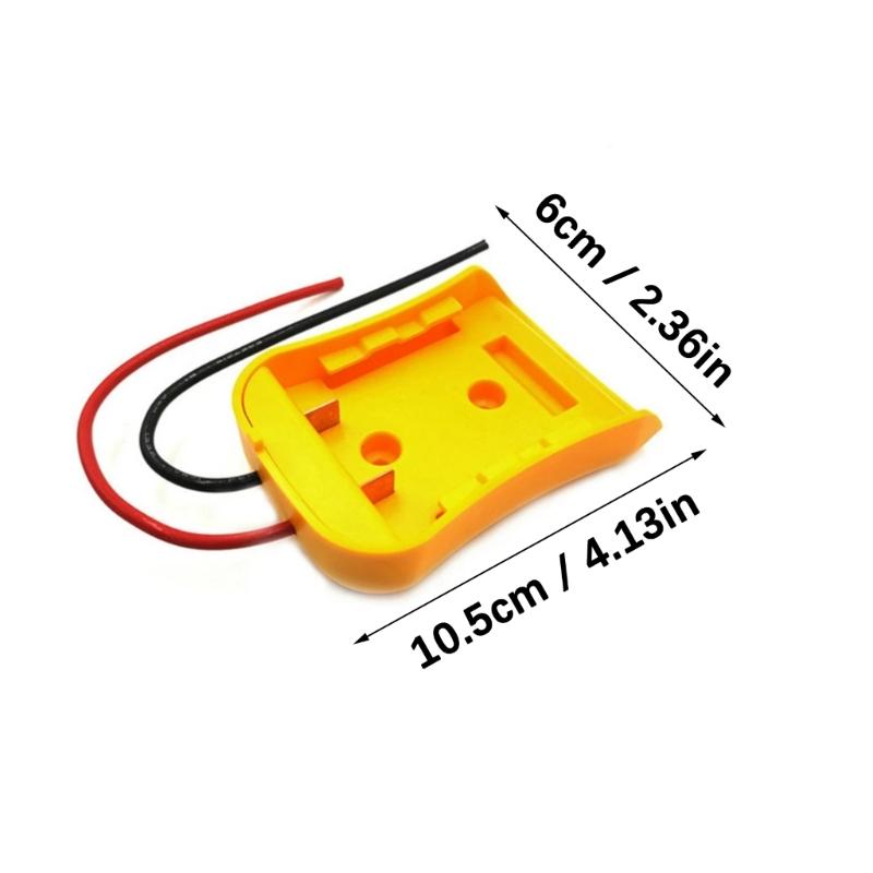 Quick Connecting 18V Power Converters ABS Resins Battery Adaptors Cable For Outdoor Tool And Emergency Equipment