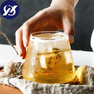 Mountain Design Heat Resistant Wine Glass Breakfast Water Cup Tea Juice Milk Mug Drinkware 300ML